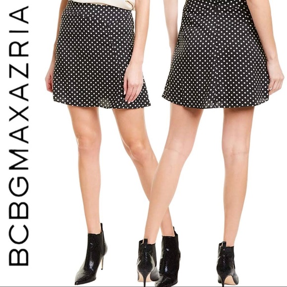 BCBG Polka Dot Mini Skirt (S) - Picture 2 of 4